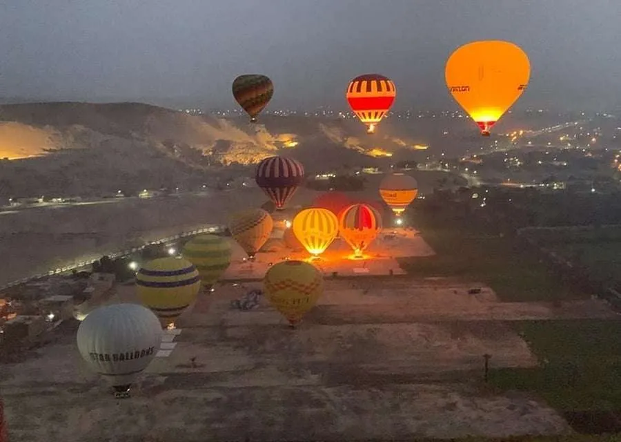 Ballonfahrt in Luxor